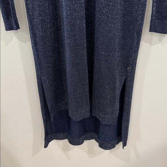 NWT Scotch and Soda long sleeve metallic midi dress - Picture 3 of 4